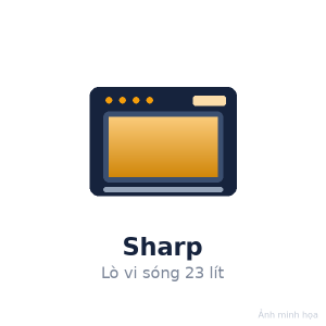 Lò vi sóng Sharp 23 lít