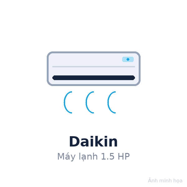 Máy lạnh Daikin Inverter 1.5 HP
