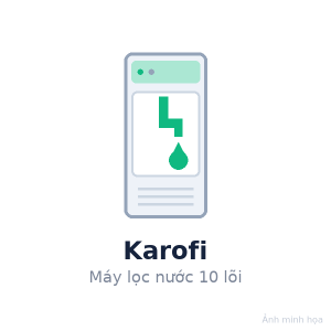 Máy lọc nước Karofi 10 lõi