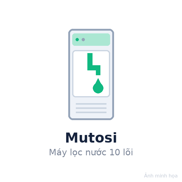 Máy lọc nước Mutosi 10 lõi