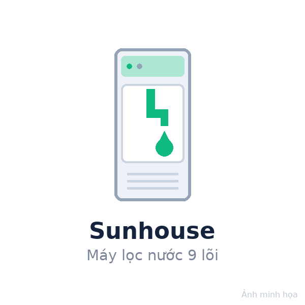 Máy lọc nước Sunhouse RO 9 lõi