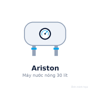 Máy nước nóng gián tiếp Ariston 30 lít