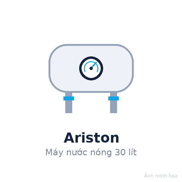 Máy nước nóng gián tiếp Ariston 30 lít