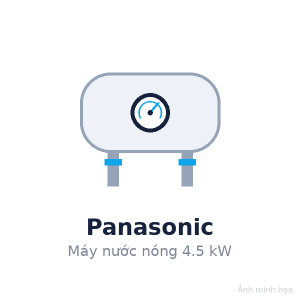 Máy nước nóng trực tiếp Panasonic 4.5kW