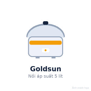 Nồi áp suất điện Goldsun 5 lít
