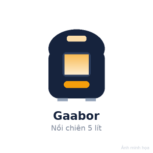 Nồi chiên không dầu Gaabor 5 lít
