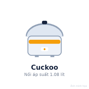 Nồi cơm áp suất Cuckoo 1.08 lít