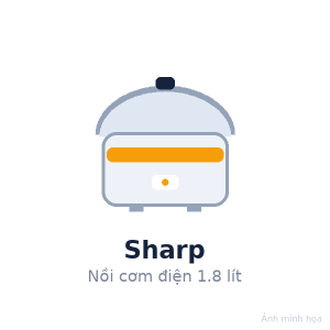Nồi cơm điện Sharp 1.8 lít