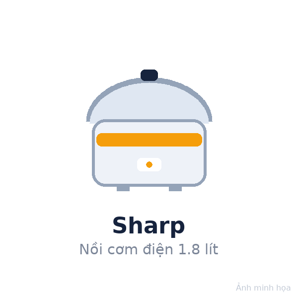 Nồi cơm điện Sharp 1.8 lít