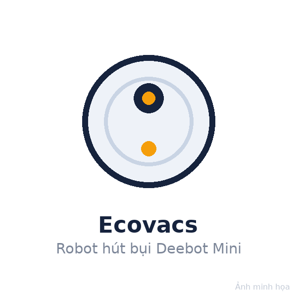 Robot hút bụi lau nhà Ecovacs Deebot Mini