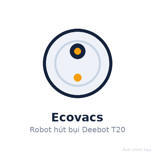 Robot hút bụi lau nhà Ecovacs Deebot T20 Omni