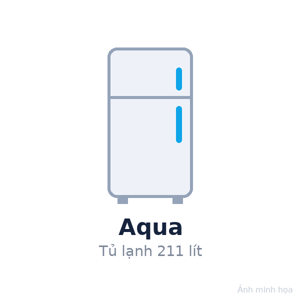 Tủ lạnh Aqua 211 lít