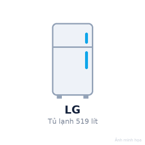 Tủ lạnh LG Inverter 519 lít