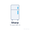 Tủ lạnh Sharp Inverter 401 lít