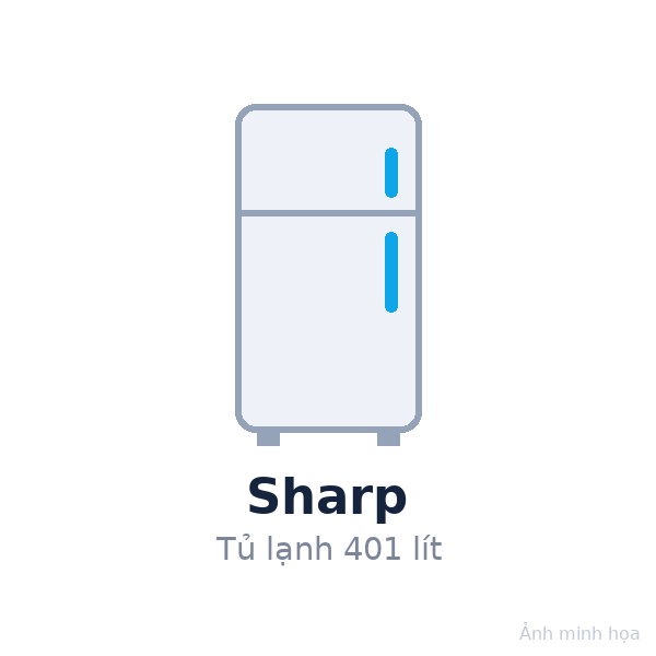 Tủ lạnh Sharp Inverter 401 lít